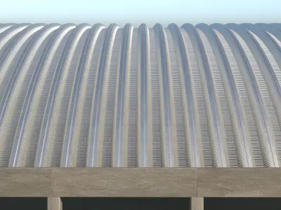 Arch roof 3D model