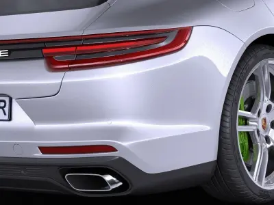 Porsche Panamera 4 E-Hybrid 2017 3D model