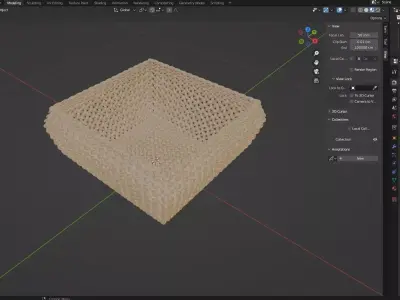 WICKER BASKET02 3D model