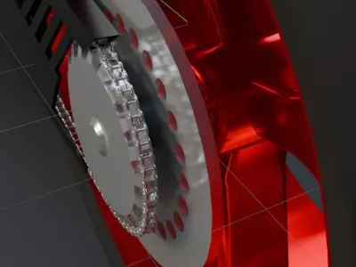 2000CC Super-sport Bike Concept 3D model