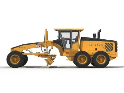 Road Grader 3D model