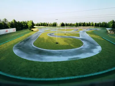 Race Track For Drifting  Low-poly 3D model