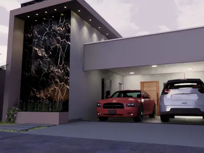 Modern House 3D model 18