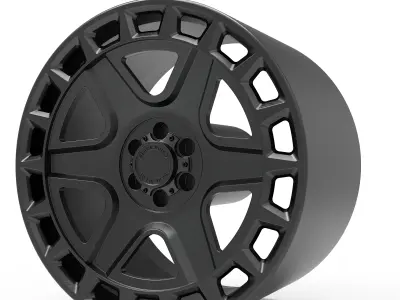 BLACK RHINO 6 spokes york 3D print model