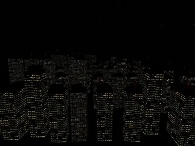 City Blocks Free Free low-poly 3D model