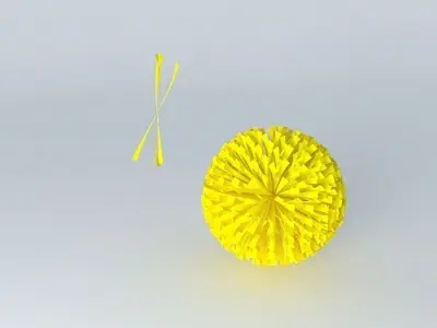 tinsle ball Free 3D model
