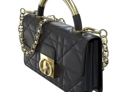 Dior Ange Mini Bag Low-poly 3D model