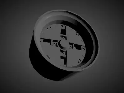 Hoshino Impul D-01 Silhouette scalable and Printable rim 3D 3D print model