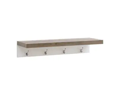 Lyset Hook Wall Mounted Coat Rack Free 3D model