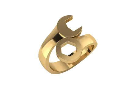 Famous wrench ring  3D print model
