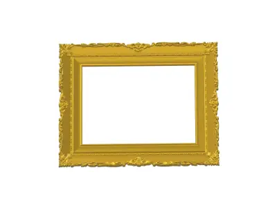 3D Picture Carved Frame  Model 3D model