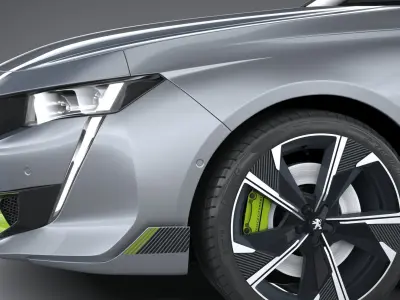 Peugeot 508 SW PSE 2021 3D model