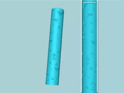 Texture Roll 59 - Zelda Negative - Fondant Decoration Maker 3D print model