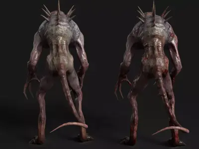 Forest Beast Collection Pack - Unreal Engine and Unity Low-poly 3D model