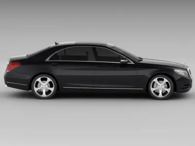 Mercedes S-class MY 2014 3D model