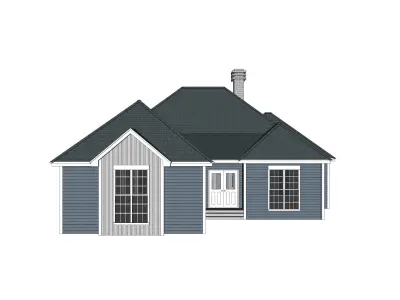 Mediterranean Style House-09 -Archimple LLC 3D model