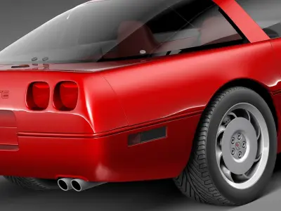 Chevrolet Corvette C4 ZR1 3D model