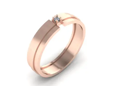 Jewelry Ring 3D print model 22