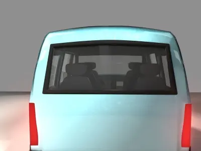 3D Van mercedes c class minivan 3D model