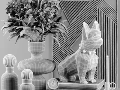Decorative set11 3D model