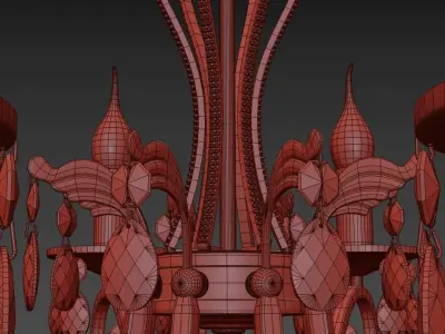 Chandelier Vesuvio E 1 1 8 601 G Corona Render 3D model