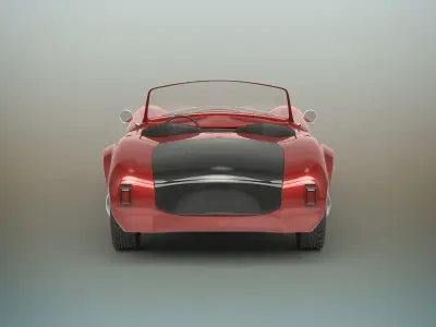 Old Sport car 3D model