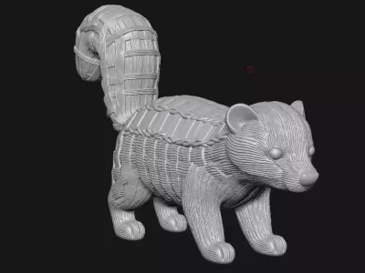 badger 3D print model