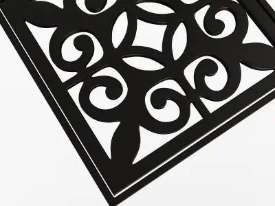 Sinkhole Ornamented 01 Low-poly 3D model