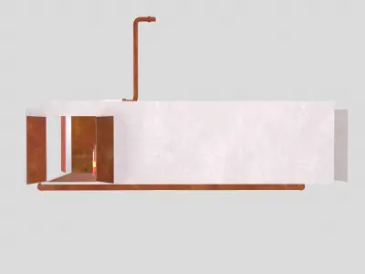 DG with Compressor Low-poly 3D model