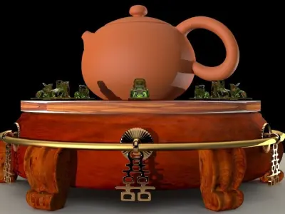 Chinese teapot 3D model