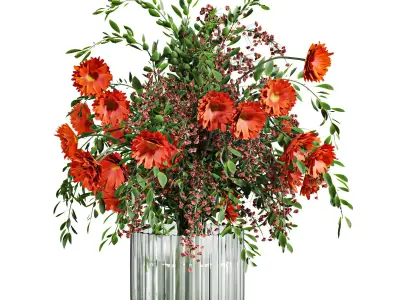 bouquet 3D model 15