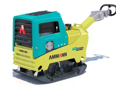 Ammann 55-75 Vibratory Reversible Plate 3D model