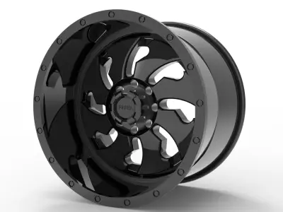 cleaver dually rear wheel model 3D print model