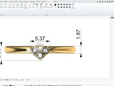 Promise Ring 3D print model