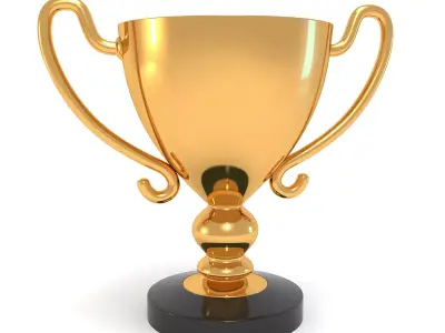 Goldedn Champion Cup Winner 3D model