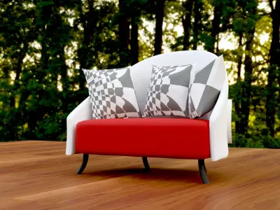 Cushion Chair  Free 3D model