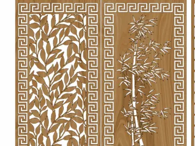 Decorative panel STL 3D model 22