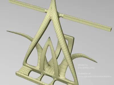 Cell phone Holder for car cupholder 3D print model