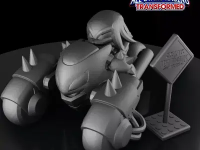 KNUCKLES - SONIC and ALL-STARS RACING TRANSFORMED 3D print model