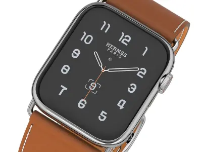 Apple Watch Hermes Series 4 and 5 3D model
