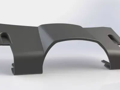 Toyota Corolla KE70 steering column under cover 3D print model