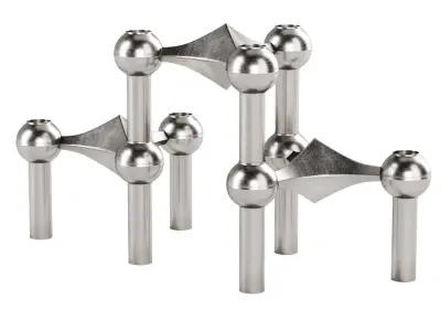 Modular Candlesticks by Caesar Stoffi and Fritz Nagel  3D model