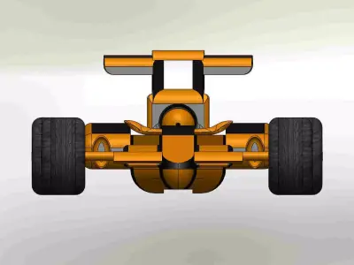 F1 car 3D model
