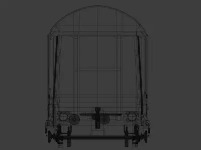 H0 1-87 scale SNCF H38 freight car 3D print model