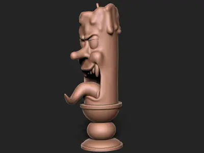 Candle 3D print model