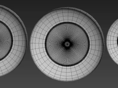 Supplement Bottles 3D model