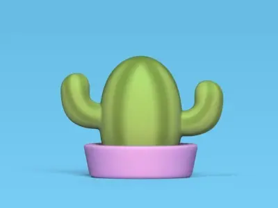 Cactus Holder 3D print model