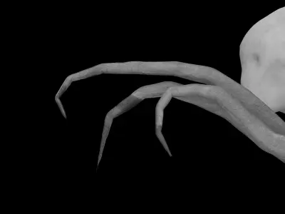 monster creature with claws Free 3D model