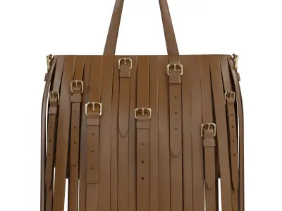 Moschino Multibelts Nappa Shopper Low-poly 3D model