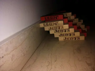 The Wall wooden toy block 3D model